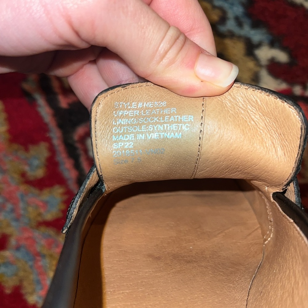 Madewell Corinne Lugsole Loafer size 7.5 black - Picture 4 of 5